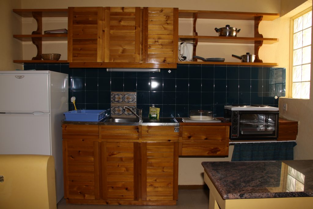 Typical view of kitchen in Creta Solaris Holiday Apartments Stalis Crete